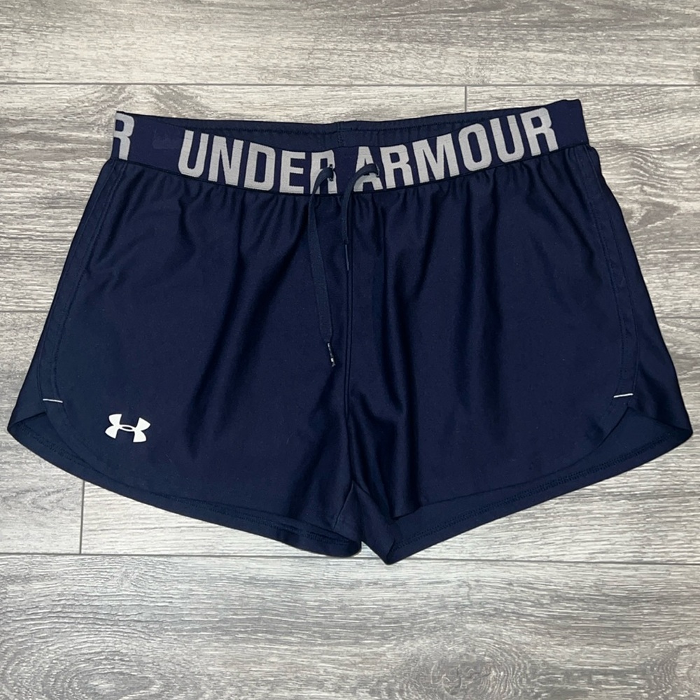 Under Armour Shorts Blue Womens Small